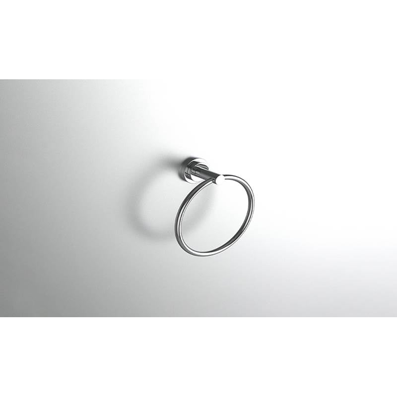 Neelnox - Collection Form Classic Towel Ring Finish: Matte White - Matte White