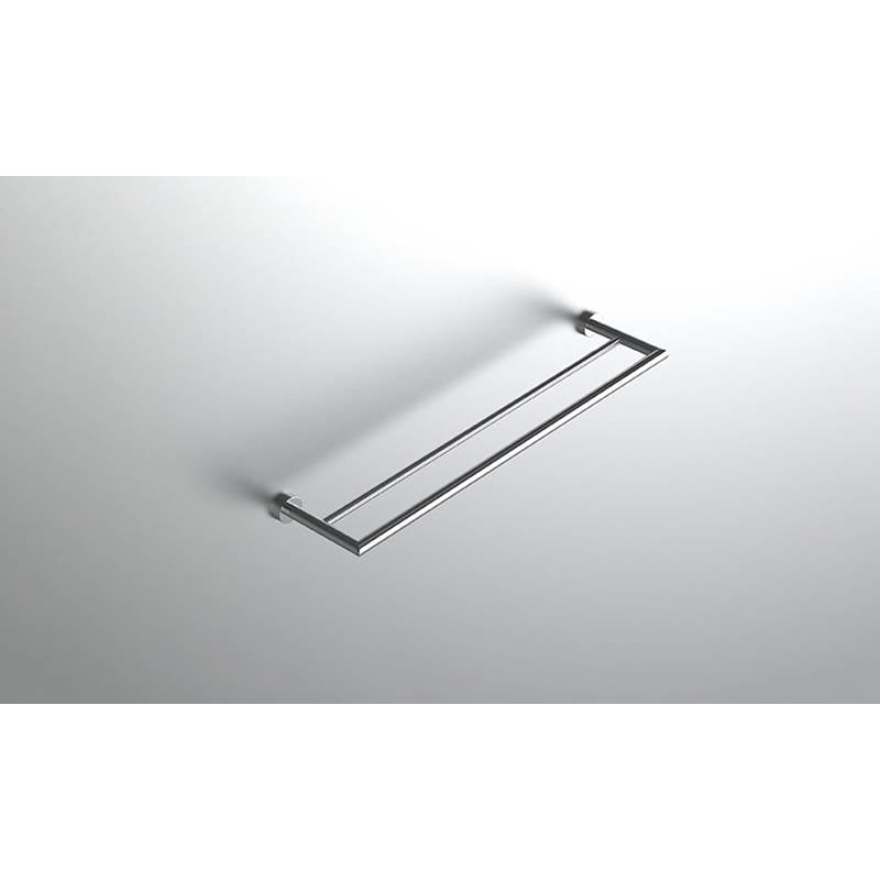 Neelnox - Collection Form Moderne Towel Bar Double Finish: Matte White - Matte White