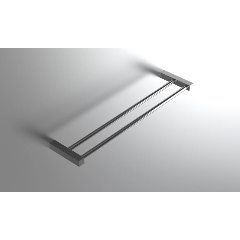 Neelnox - Collection Glacier Towel Bar Double Finish: Matte White - Matte White