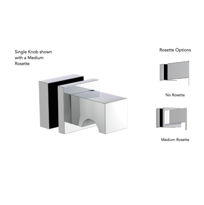 Neelnox - Collection UNIVERSAL B Single Knob No Rosette Finish: Matte White - Matte White