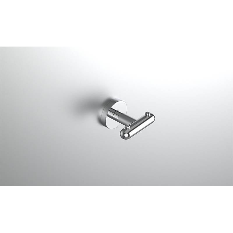 Neelnox - Collection Aire Robe Hook Double Finish: Matte White - Matte White