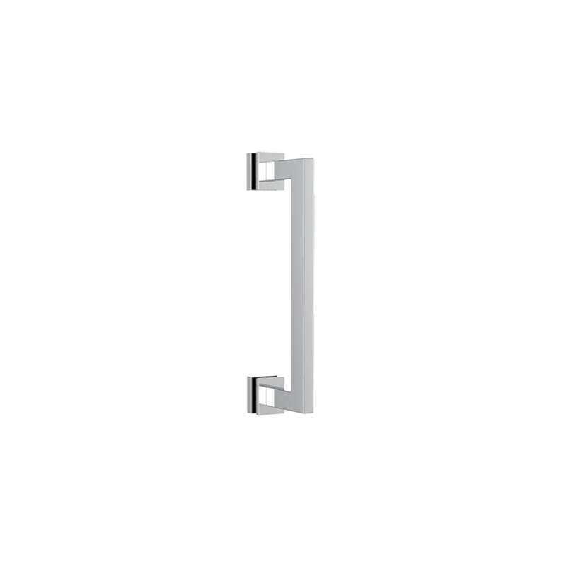 Neelnox - Collection ARGYLE 8'' Single Door Handle Standard Rosette Finish: Matte White - Matte White