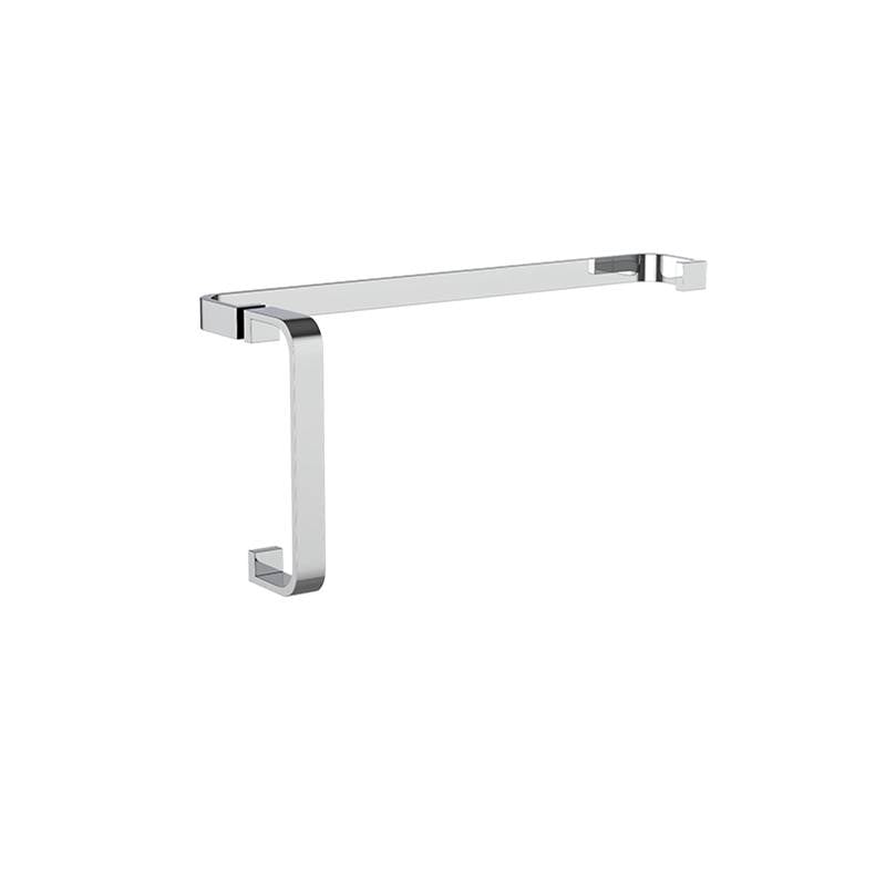 Neelnox - Collection Peninsular 8x18'' Offset Door Handle Standard Rosette Finish: Matte White - Matte White