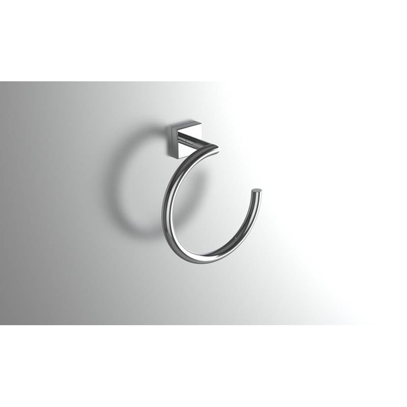 Neelnox - Collection Navigator Towel Ring Finish: Matte White - Matte White