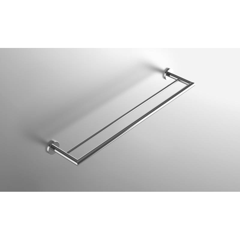 Neelnox - Collection Form Towel Bar Double Finish: Matte White - Matte White