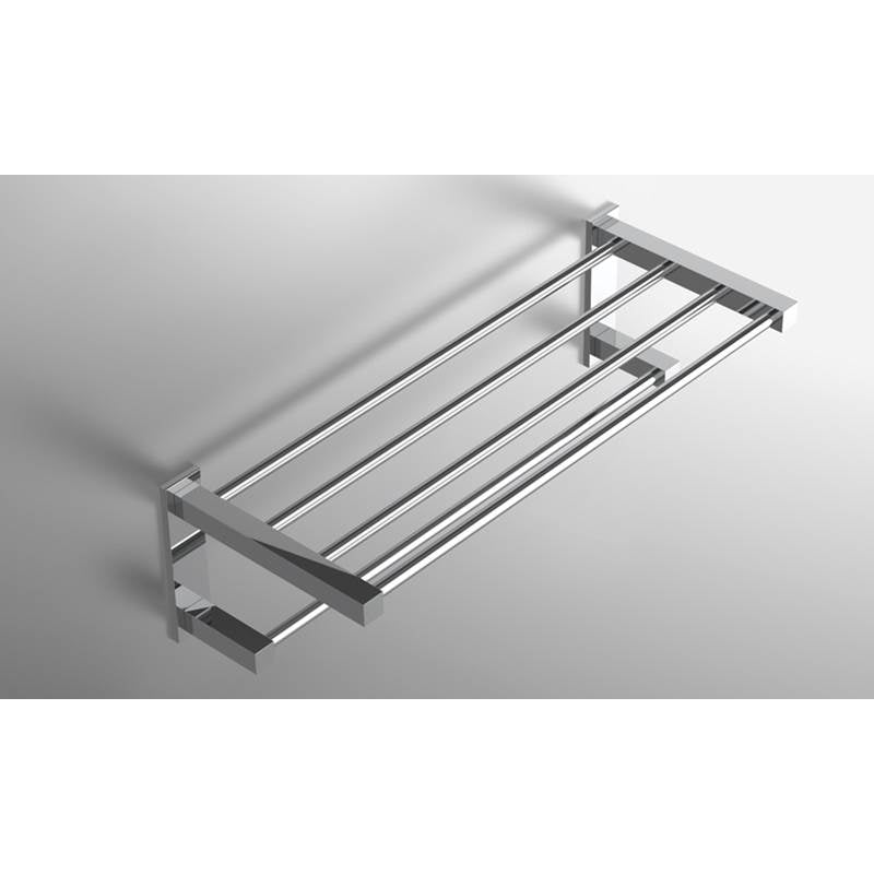 Neelnox - Collection Glacier Towel Rack with Bar Finish: Matte White - Matte White