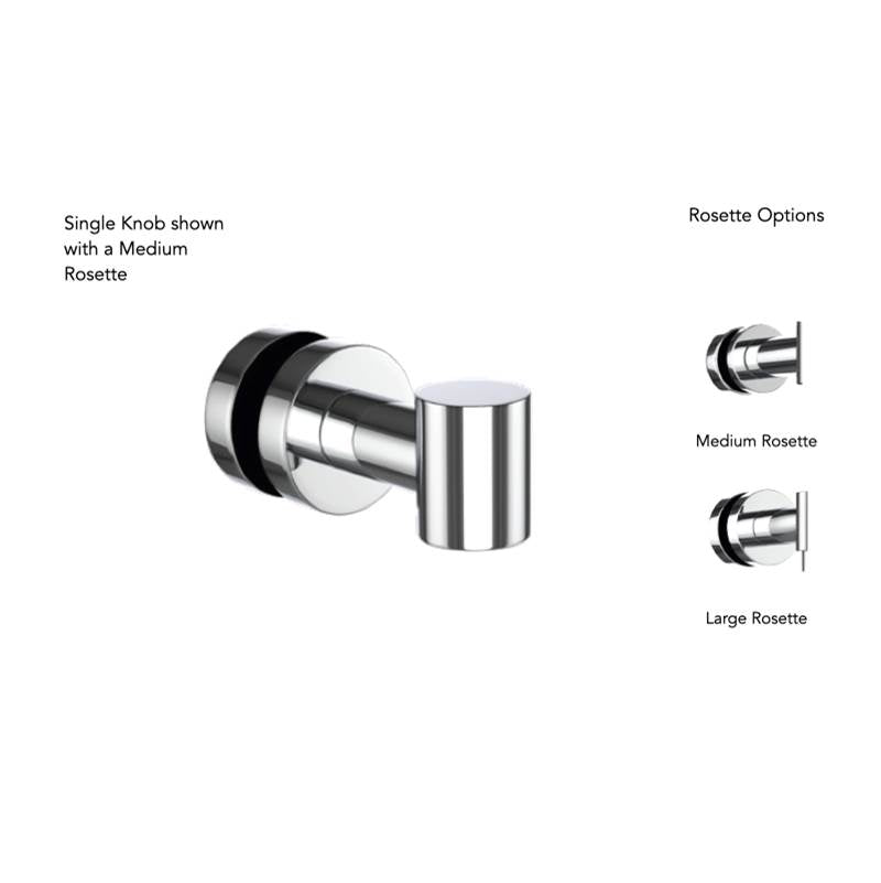 Neelnox - Collection ELOQUENCE Single Knob No Rosette Finish: Matte White - Matte White