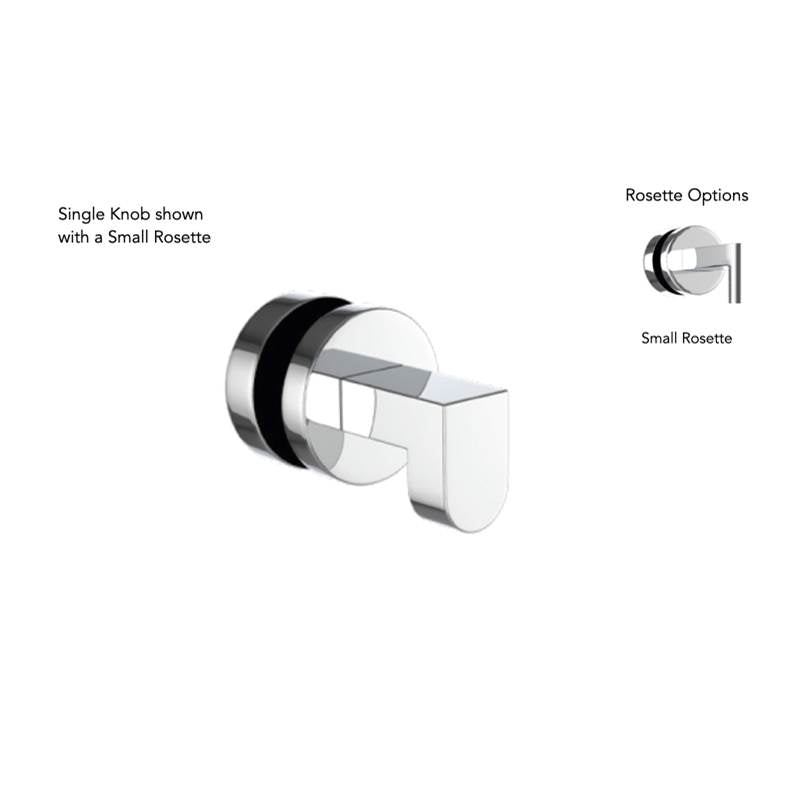 Neelnox - Collection Hugo Single Knob Standard Rosette Finish: Matte White - Matte White