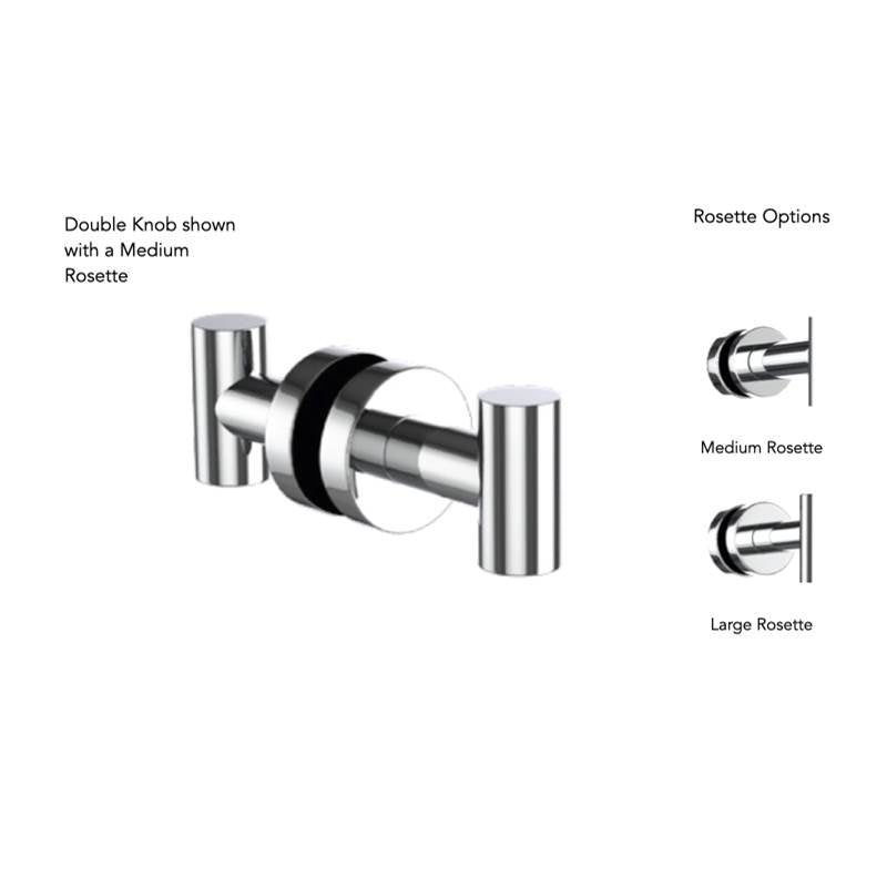 Neelnox - Collection MASTERPIECE Double Knob No Rosette Finish: Matte White - Matte White