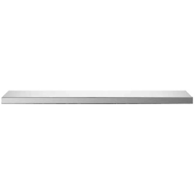 Neelnox - Series 100 Floating Shelf Size 36 x 6 x 1 1/4 inch Finish: Polished Rose Gold - Polished Rose Gold