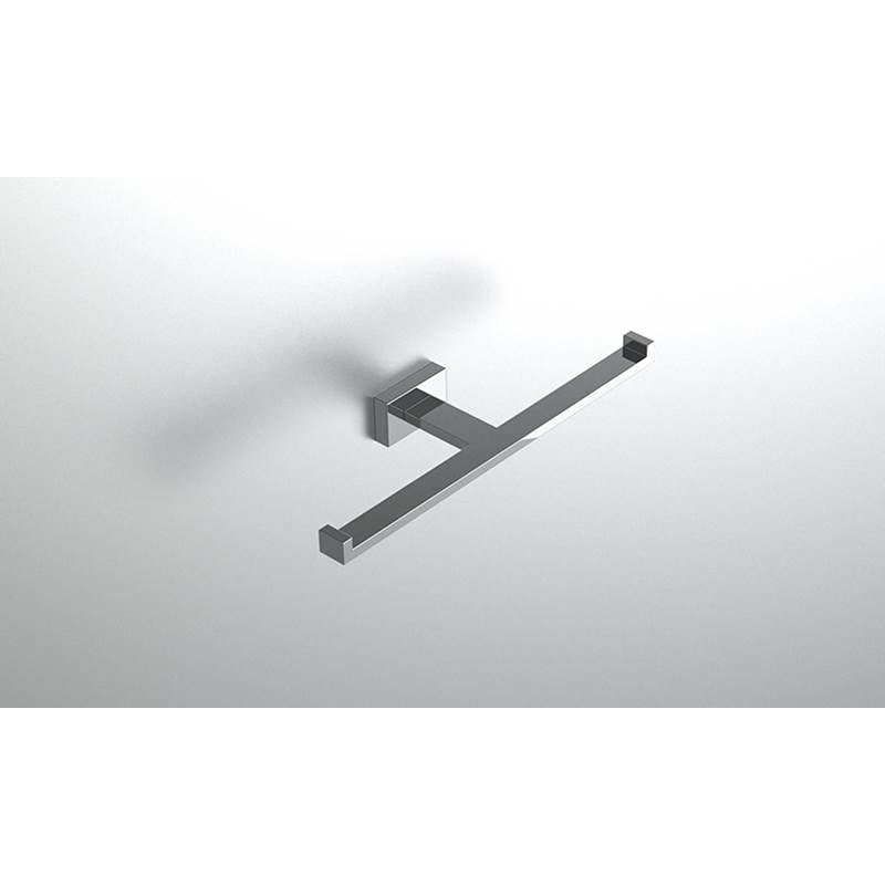 Neelnox - Collection Argyle Toilet Paper Holder Double Finish: Matte White - Matte White