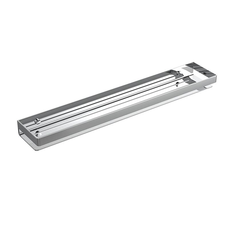 Neelnox - Series 510 Shower Shelf Size 24 x 4.4 x 1.9 inch Finish: Matte White - Matte White