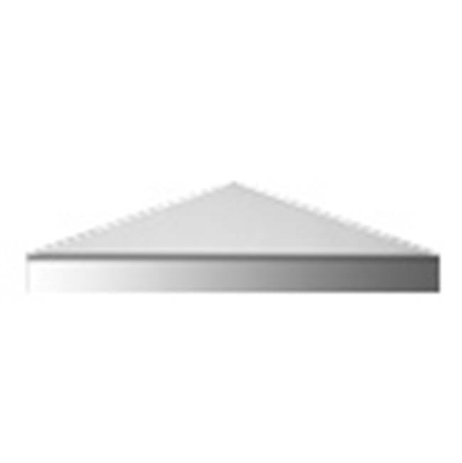 Neelnox - Series 300 Corner Shelf Size 7.5 x 7.5 x 5/8 inch Finish: Polished Rose Gold - Polished Rose Gold