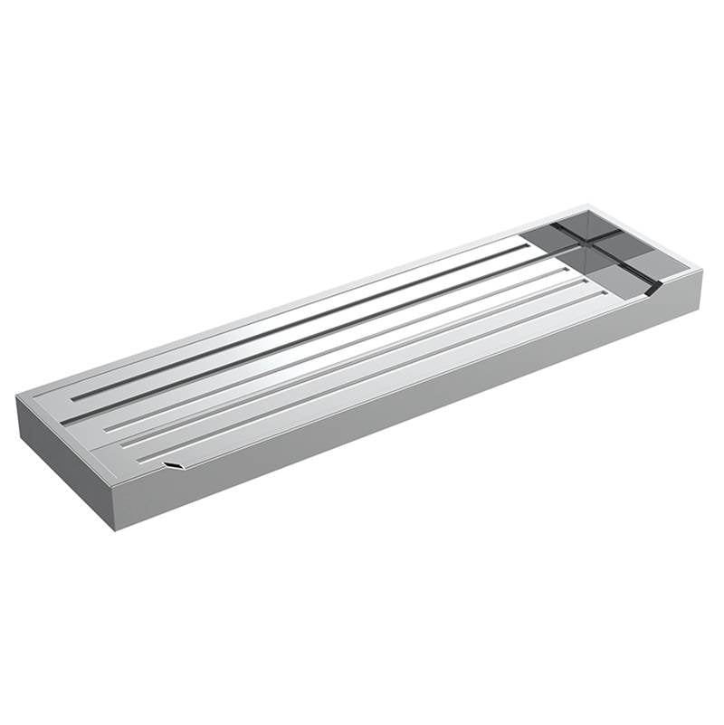 Neelnox - Series 580 Shower Shelf Size 18 x 4.9 x 1.4 inch Finish: Matte White - Matte White