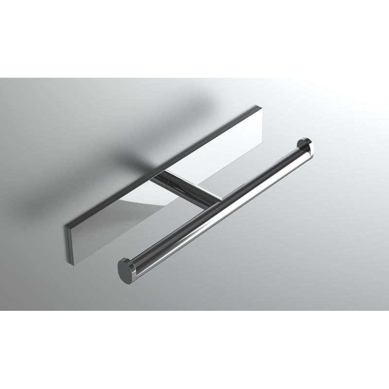Neelnox - Collection Inspire Toilet Paper Holder Double Finish: Matte White - Matte White