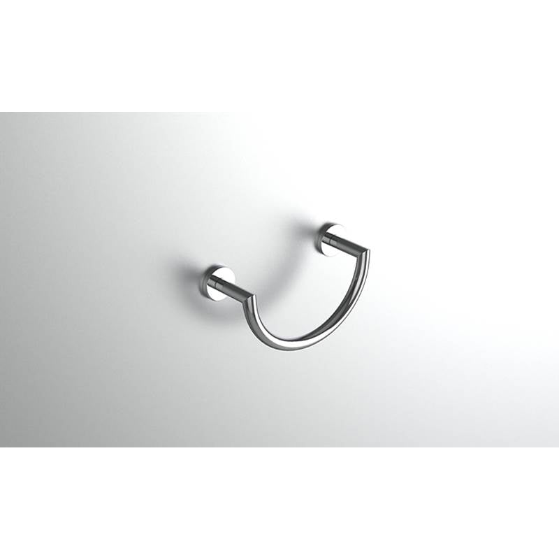 Neelnox - Collection Form Towel Ring Finish: Matte White - Matte White