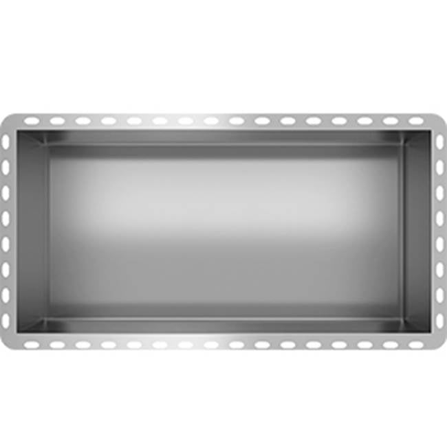 Neelnox - Series Origin Undermount Niche Installed Size12 x 6 x 3.8 Finish: Polished Rose Gold - Polished Rose Gold