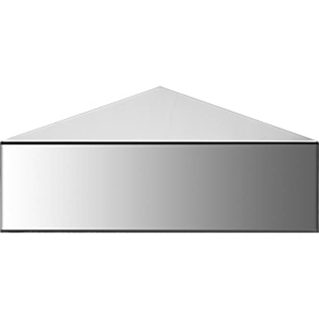 Neelnox - Series 300 Corner Shelf Size 7.5 x 7.5 x 1 1/4 inch Finish: Brushed Modern Bronze - Brushed Modern Bronze