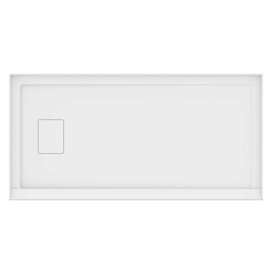 Neptune Rouge - ROUGE shower base 30x60, Left Drain, with tiling flange 3 sides, 60'' Opening, White - White