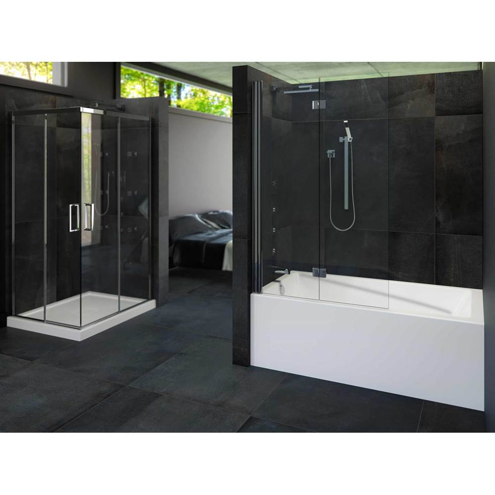 Neptune Rouge - Oslo Bathtub 32X60 With Tiling Flange And Skirt, Left Drain, White - White