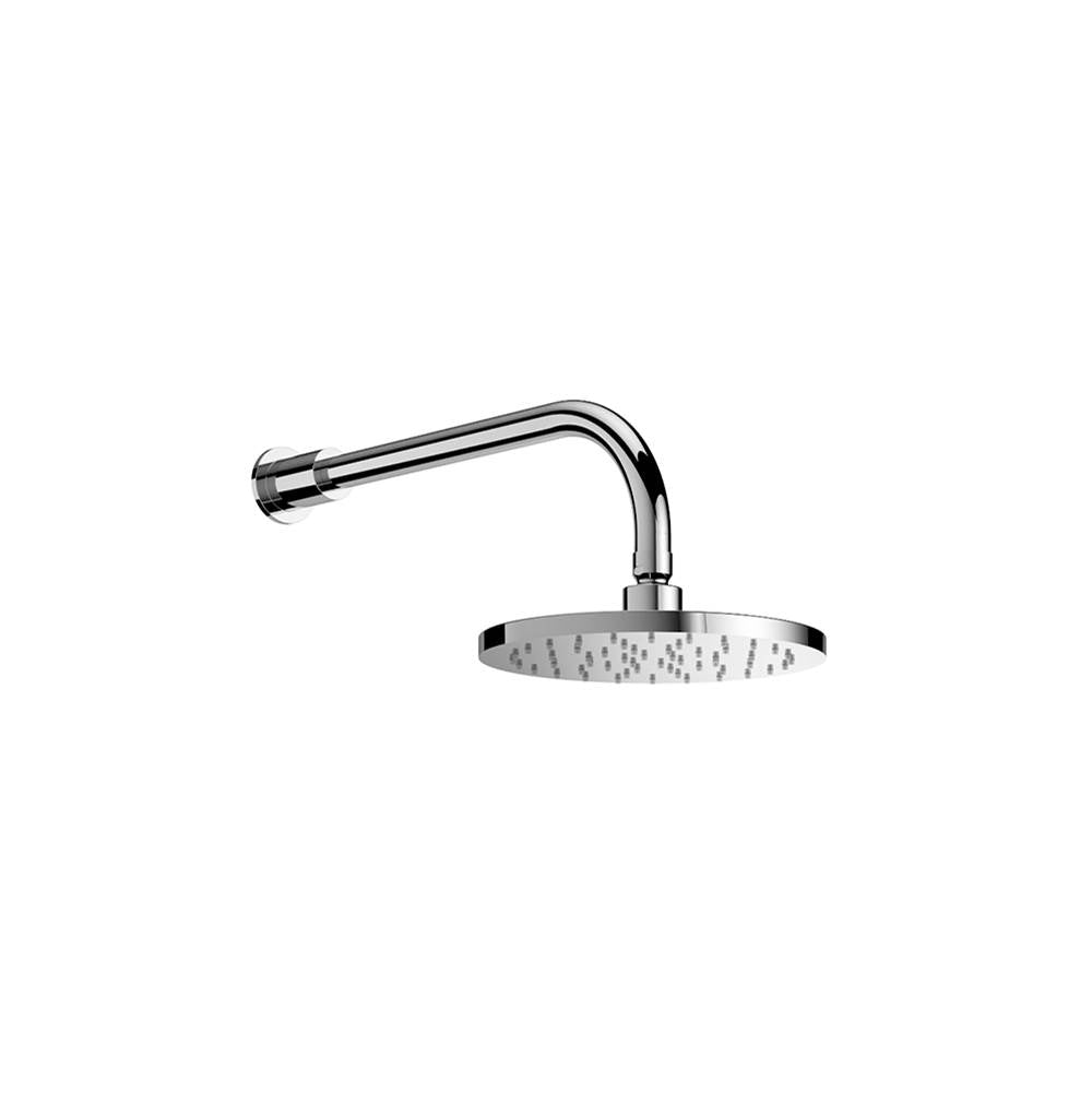 Outdoor Shower - 'Waterline'' 8'' Round Shower Head with 18'' Arm - Satin(previous model: FTA-SA21-SHA-S)