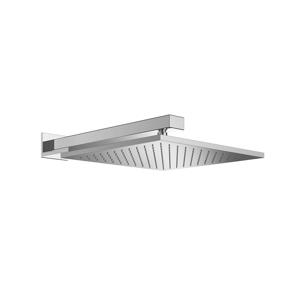 Outdoor Shower - 'Waterline'' 16'' Square Shower Head with 18'' Arm - Satin(previous model: FTA-SA53B-SHA-S)