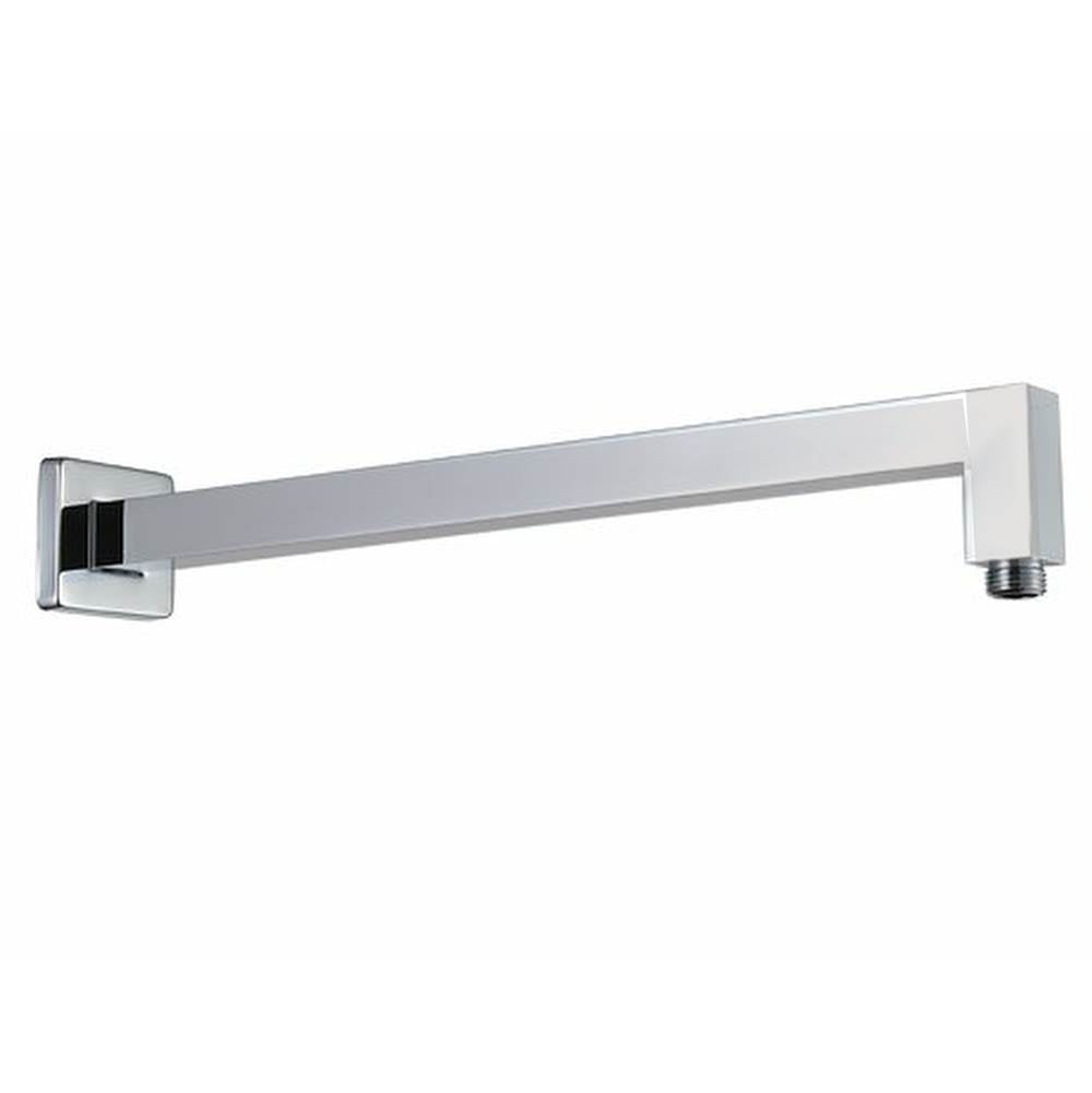 Outdoor Shower - 14'' Square Shower Head Arm - Satin
