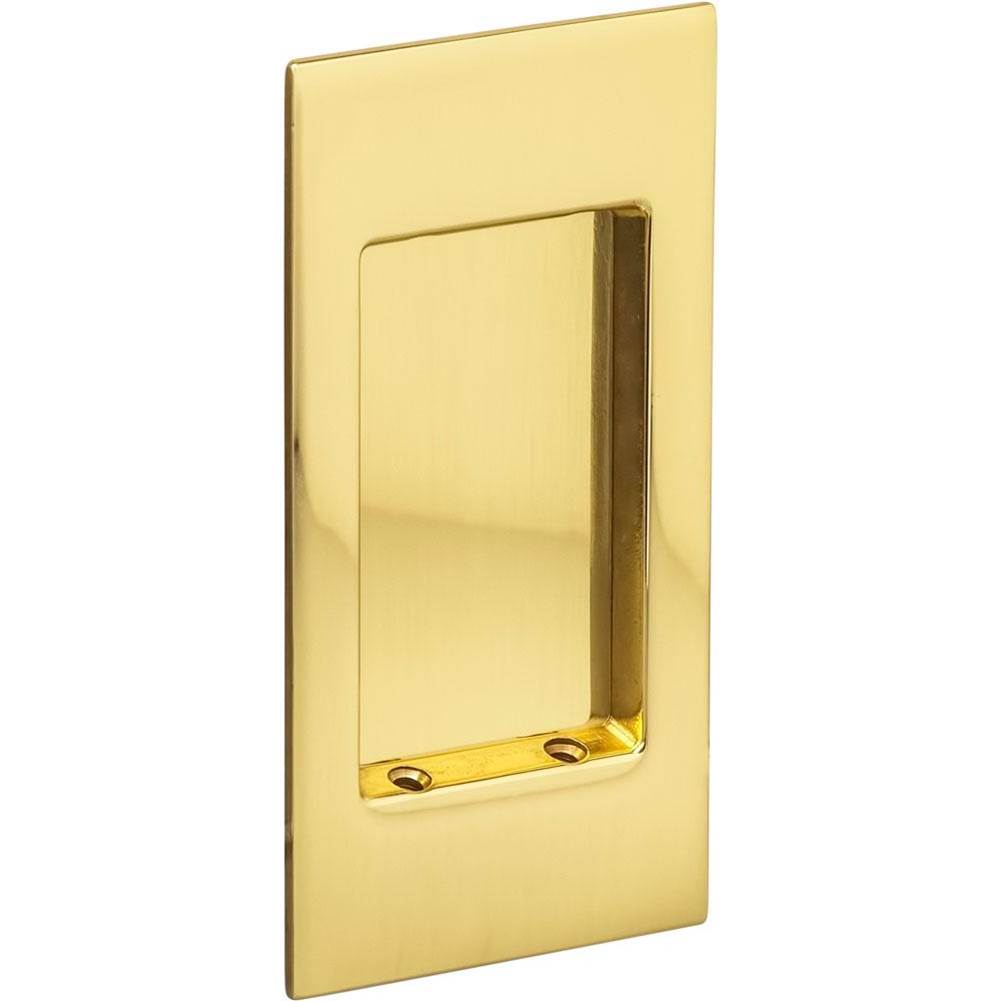 OMNIA - Flushcup, Modern Small Rectangle 4.5 X 2 9/32 US3 - Polished Brass
