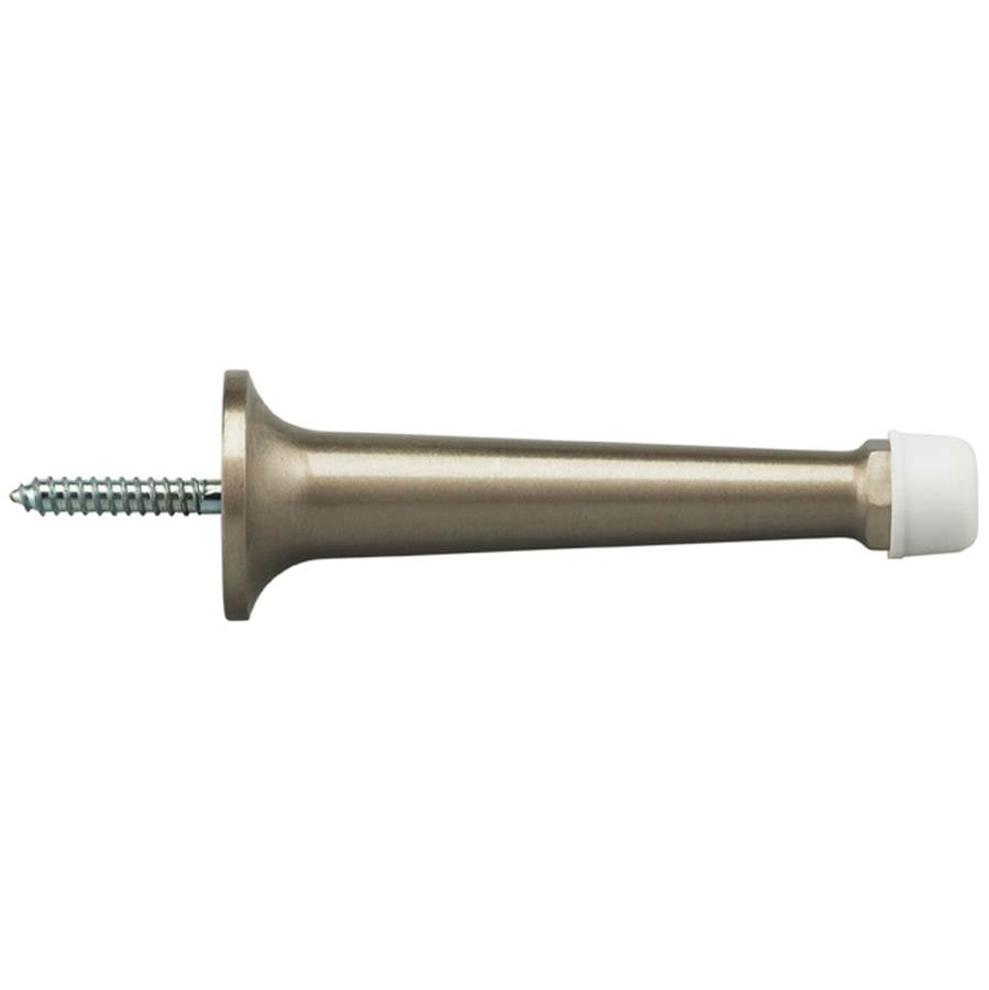 OMNIA - 3-3/4'' Door Stop US15 - Lacquered Satin Nickel Plated
