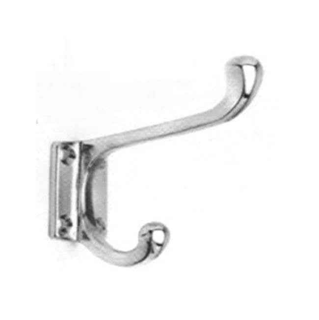 OMNIA - Double Hook 3'' X 3'' US3 - Lacquered Polished Brass