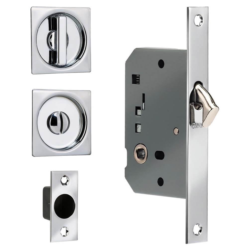 OMNIA - Sliding Door Lock SB - Shaded Bronze,Lacquered