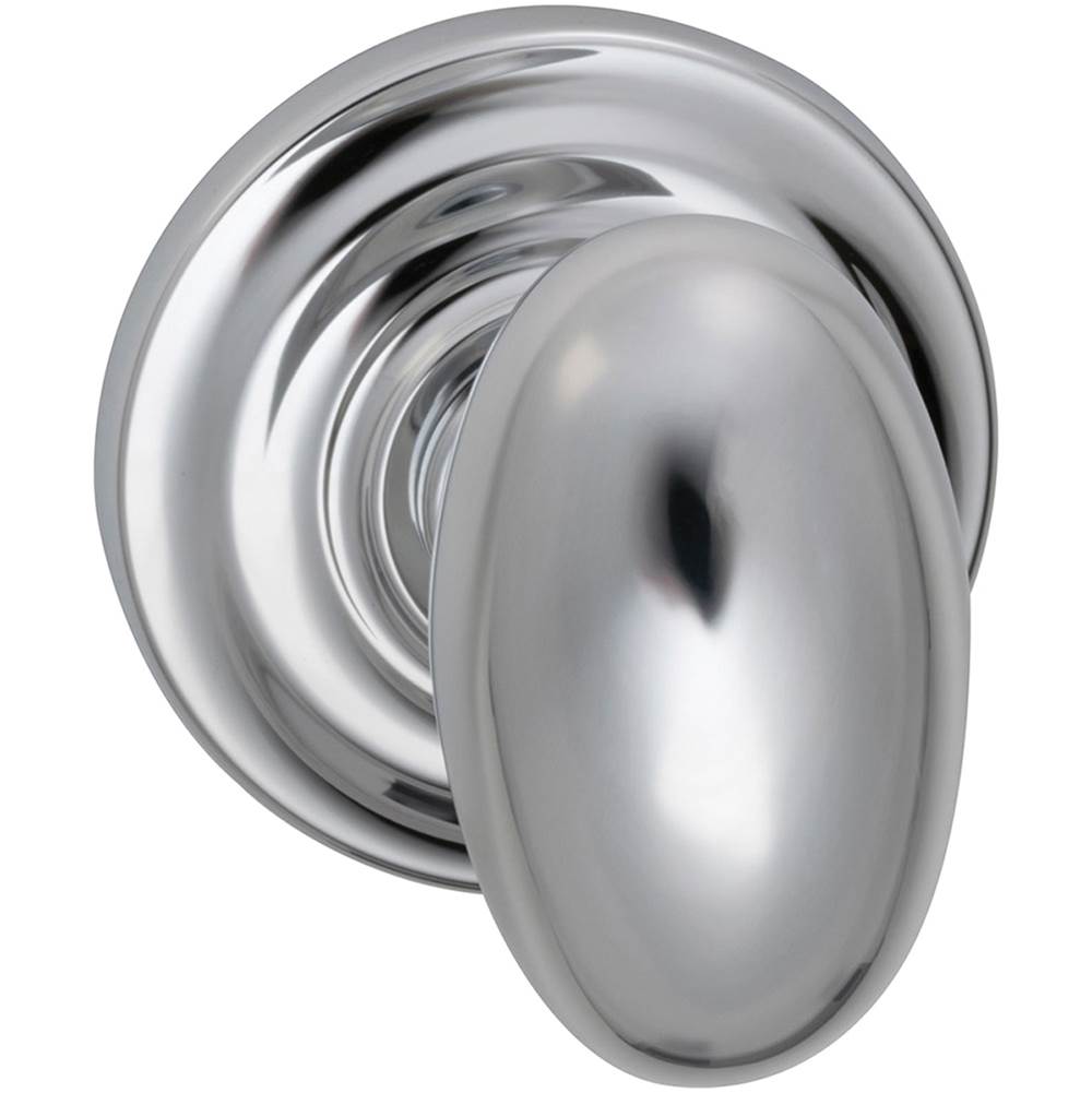 OMNIA - Egg.Kn,Trad Rose,Pass. US26 - Polished Chrome Plated