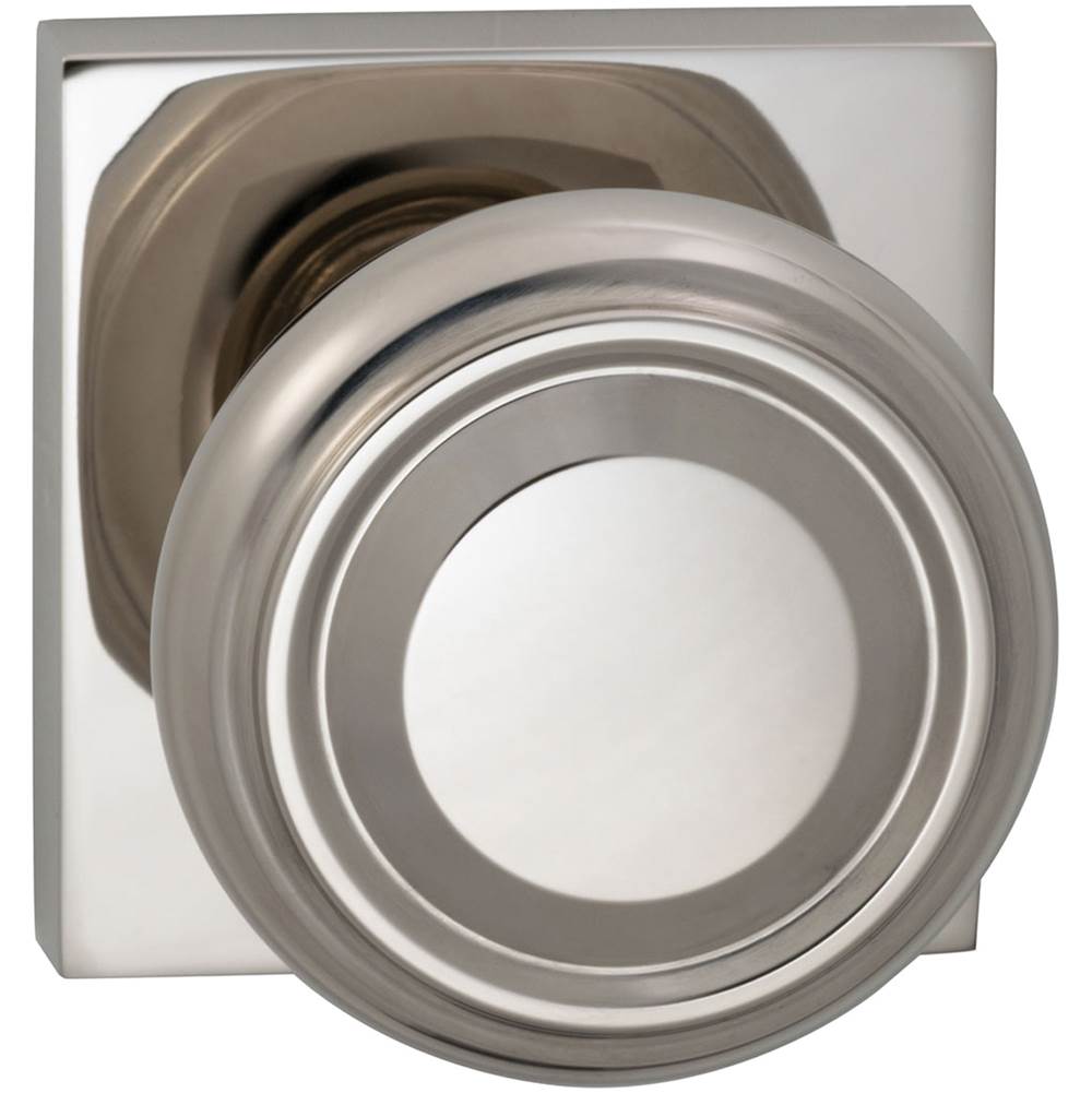 OMNIA - Trad.Kn,Sq.Rose,Priv. US14 - Lacquered Polished Nickel Plated