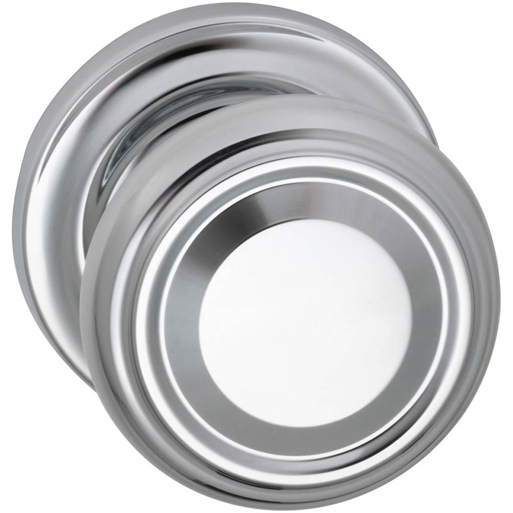 OMNIA - Trad.Kn,Trad Rose,Pass. US26 - Polished Chrome Plated