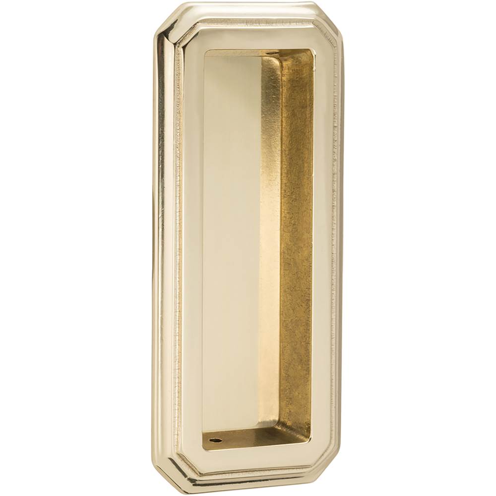OMNIA - Flush Pull US3 - Lacquered Polished Brass