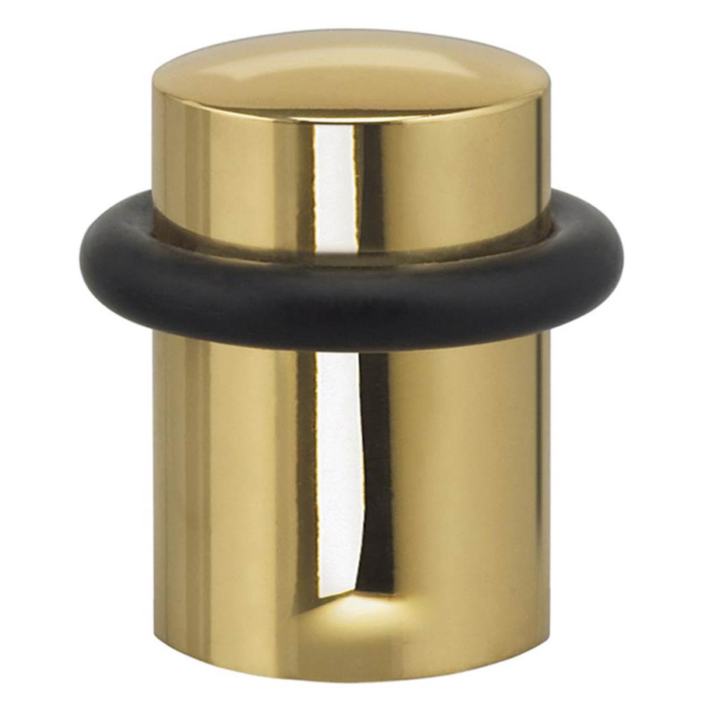 OMNIA - Door Stop 1-3/4''Hx1-1/8''D US3 - Lacquered Polished Brass