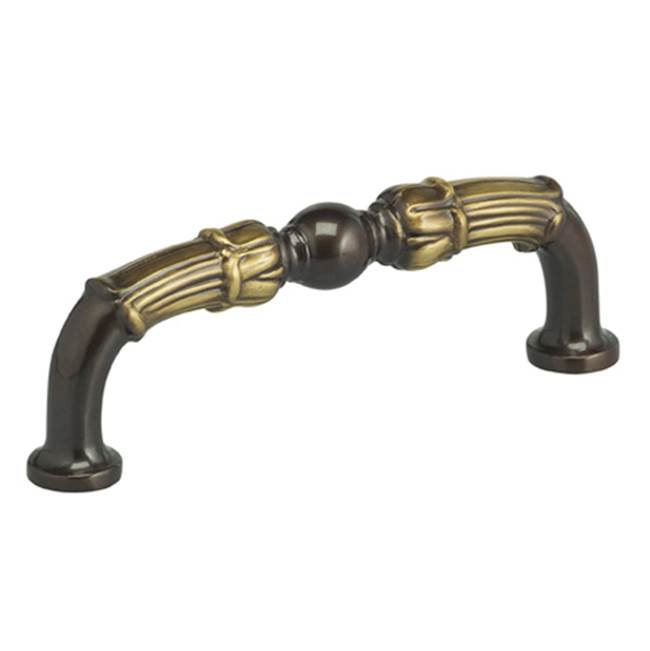 OMNIA - 3-1/2'' CC. Cabinet Pull Sb - Lacquered Shaded Bronze