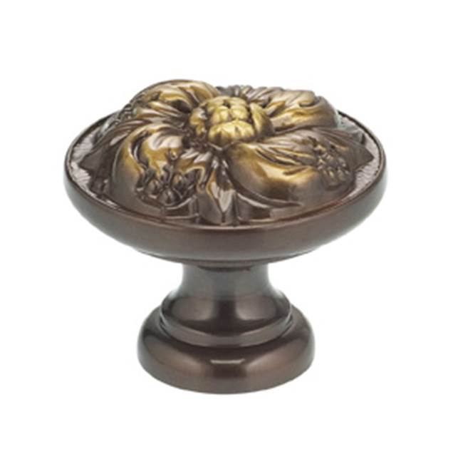 OMNIA - 1-5/8'' Dia. Cabinet Knob Sb - Lacquered Shaded Bronze