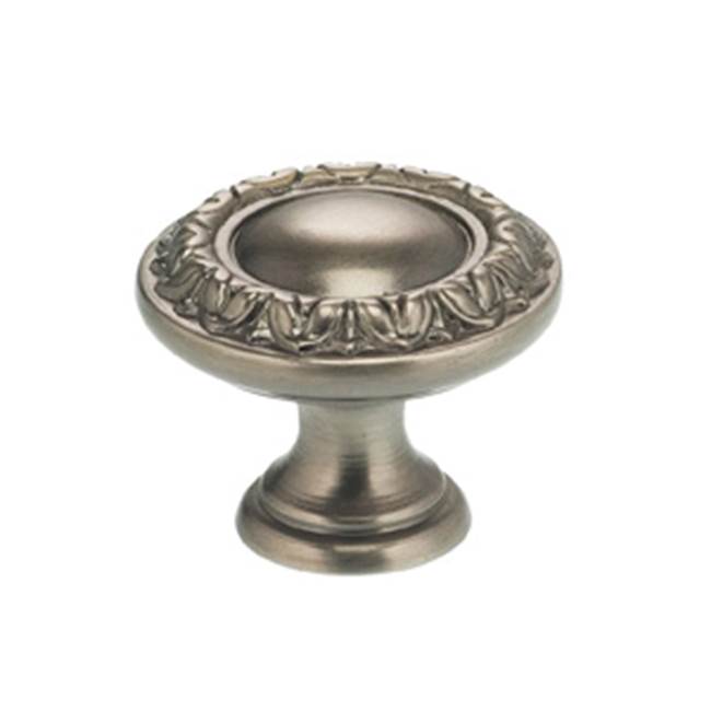 OMNIA - 1'' Dia. Cabinet Knob US15A - Lacquered Pewter