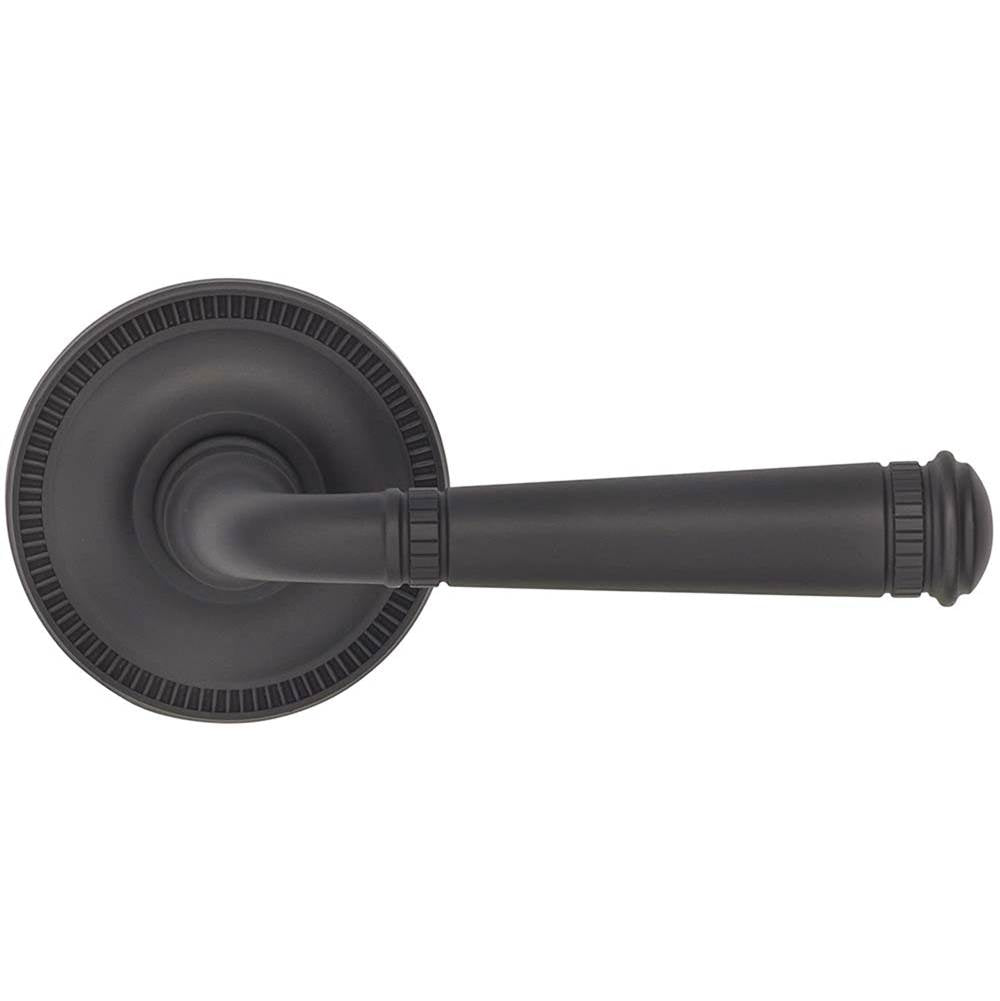 OMNIA - Milled Lever 67 mm Rose Pr 10B - Lacquered Oil Rubbed Black
