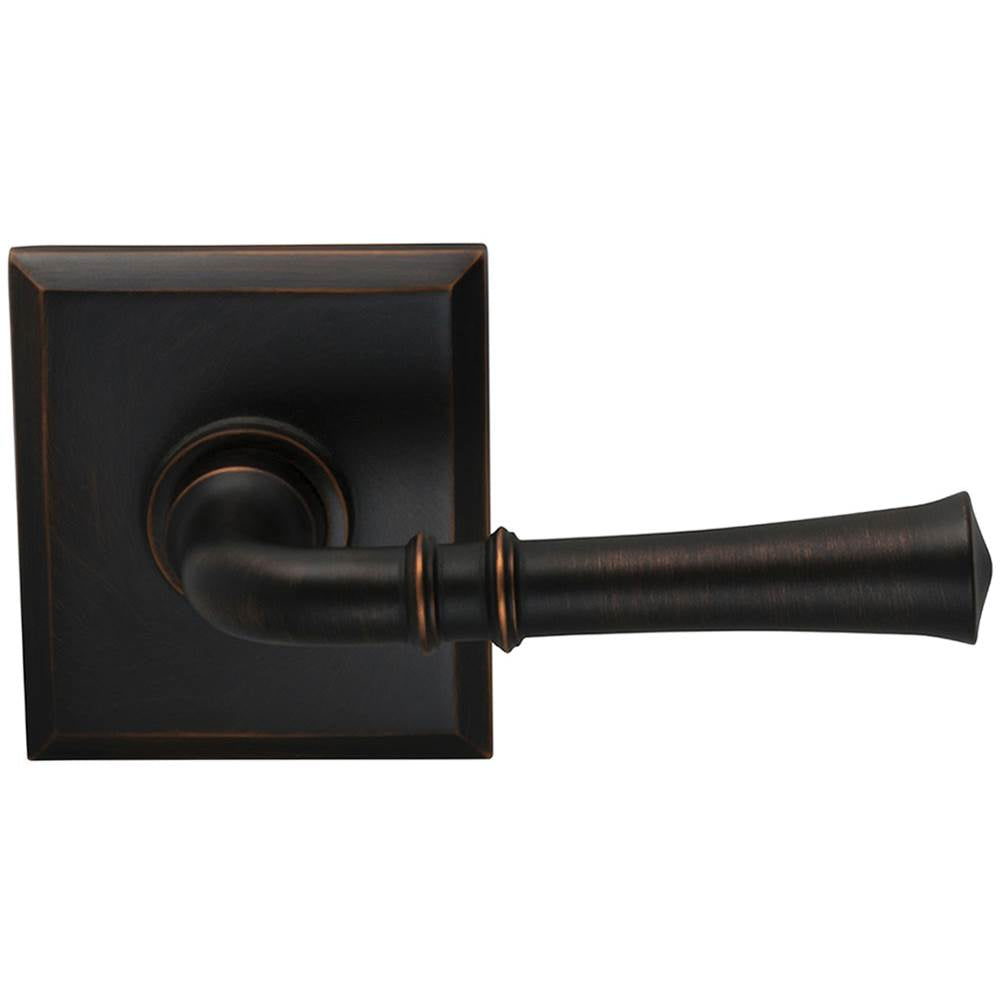 OMNIA - Trad.Lvr,Rect.Rose,Rh Sd Tb - Lacquered Tuscan Bronze