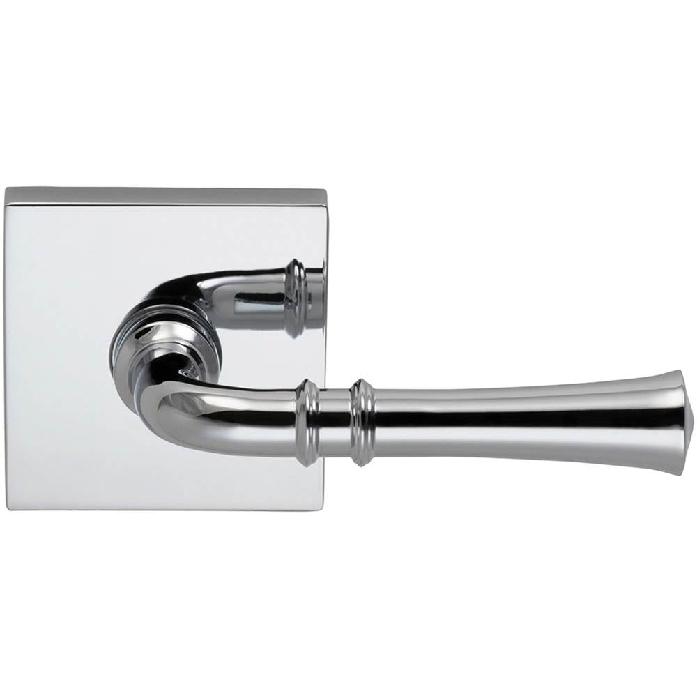 OMNIA - Trad.Lvr,Sq Rose,Pass. US26 - Polished Chrome Plated