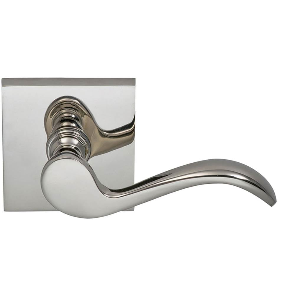 OMNIA - Wave Lvr,Sq.Rose,Priv. US15 - Lacquered Satin Nickel Plated