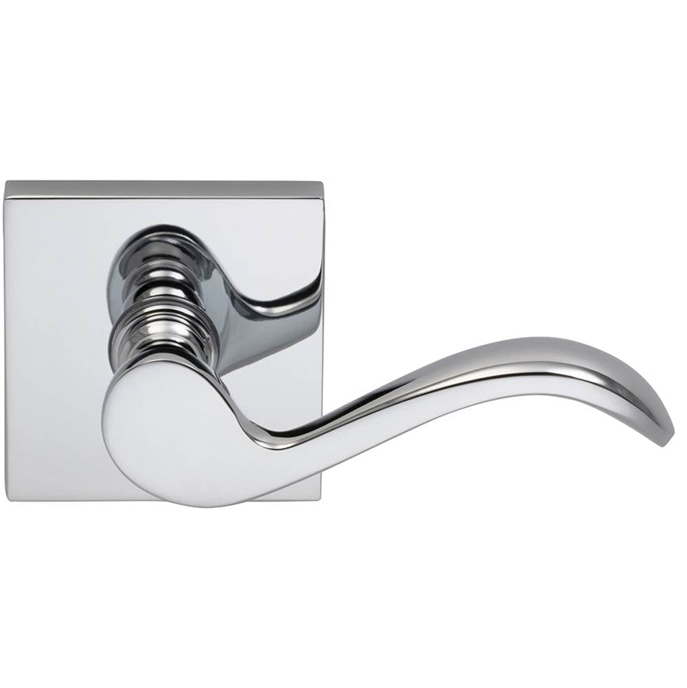 OMNIA - Wave Lvr,Sq.Rose,Priv. US26 - Polished Chrome Plated