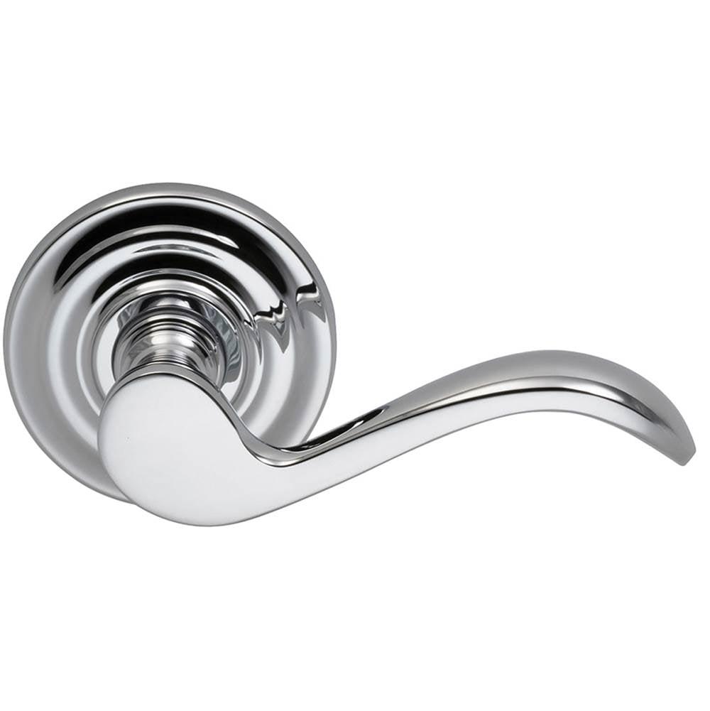 OMNIA - Wave Lvr,Trad. Rose,Pass. US26 - Polished Chrome Plated