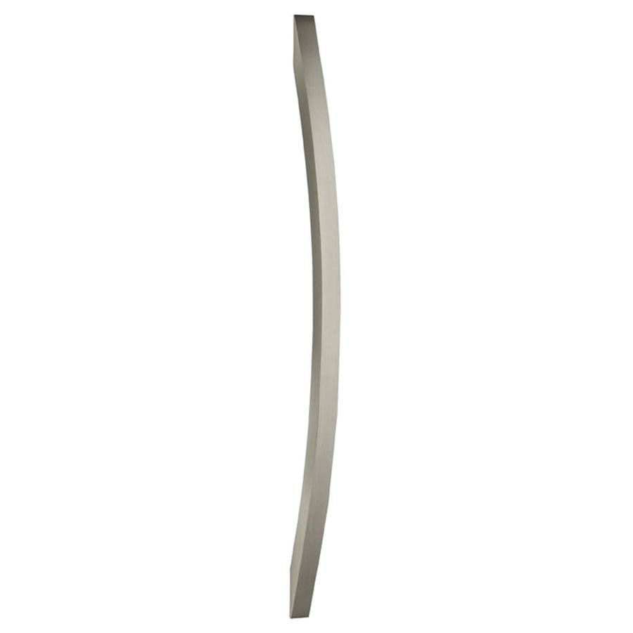 OMNIA - 15-3/4'' CC Door Pull US15 - Lacquered Satin Nickel Plated