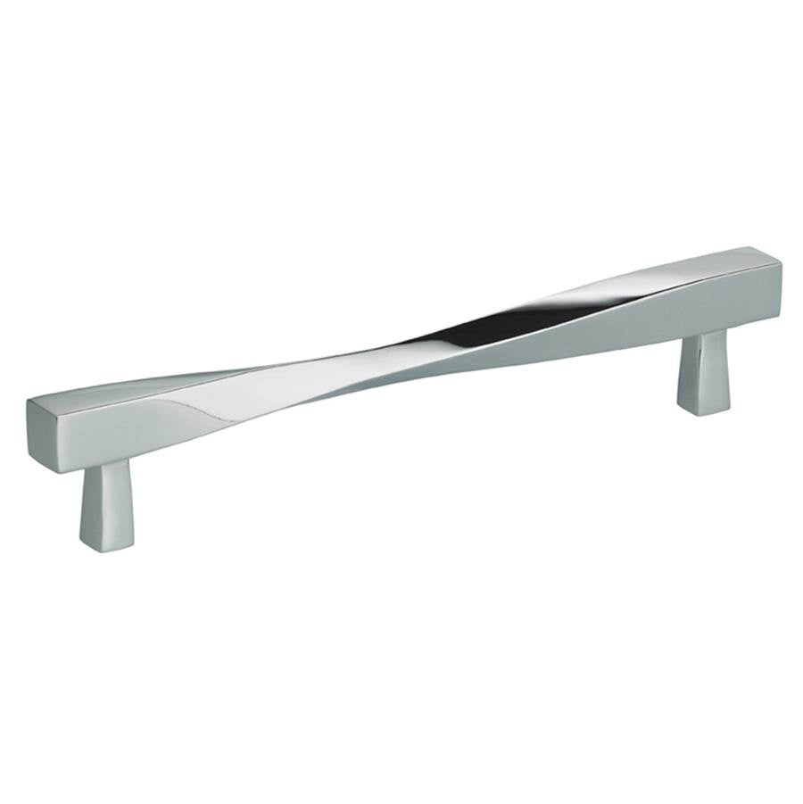 OMNIA - 6-5/8'' CC Cabinet Pull US26 - Polished Chrome Plated