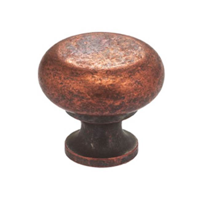 OMNIA - 1-7/32'' Dia. Cabinet Knob Vc - Vintage Copper