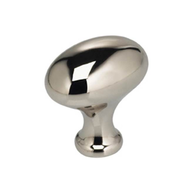 OMNIA - 1-3/8'' Dia. Cabinet Knob US14 - Lacquered Polished Nickel Plated