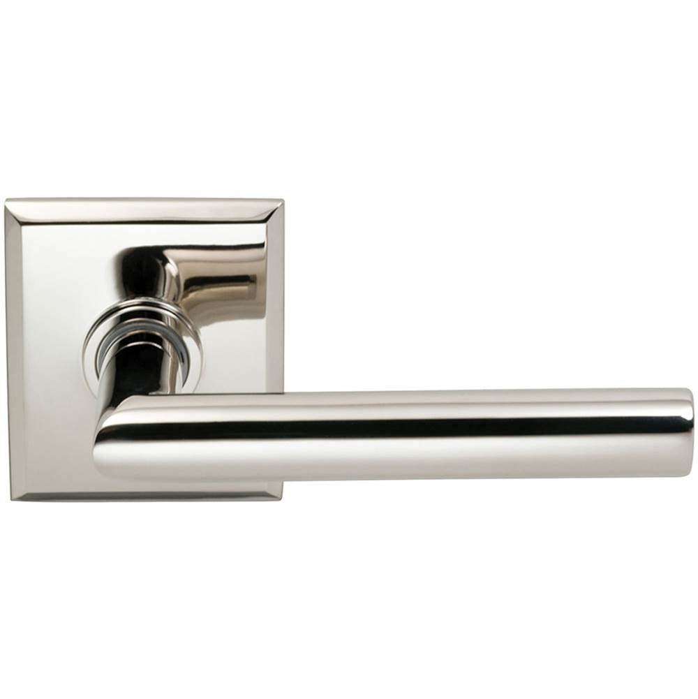 OMNIA - Mod.Lvr,Rect.Rose,Lh Sd US14 - Lacquered Polished Nickel Plated